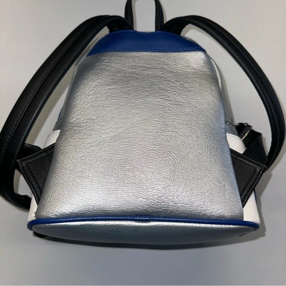 Loungefly R2-D2 Backpack - Metallic Silver and Blue